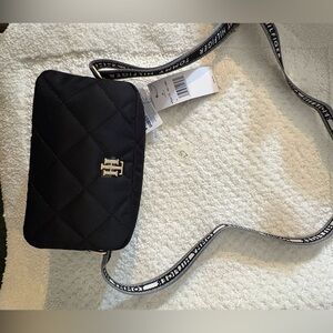 Tommy Hilfiger Black Quilted Crossbody